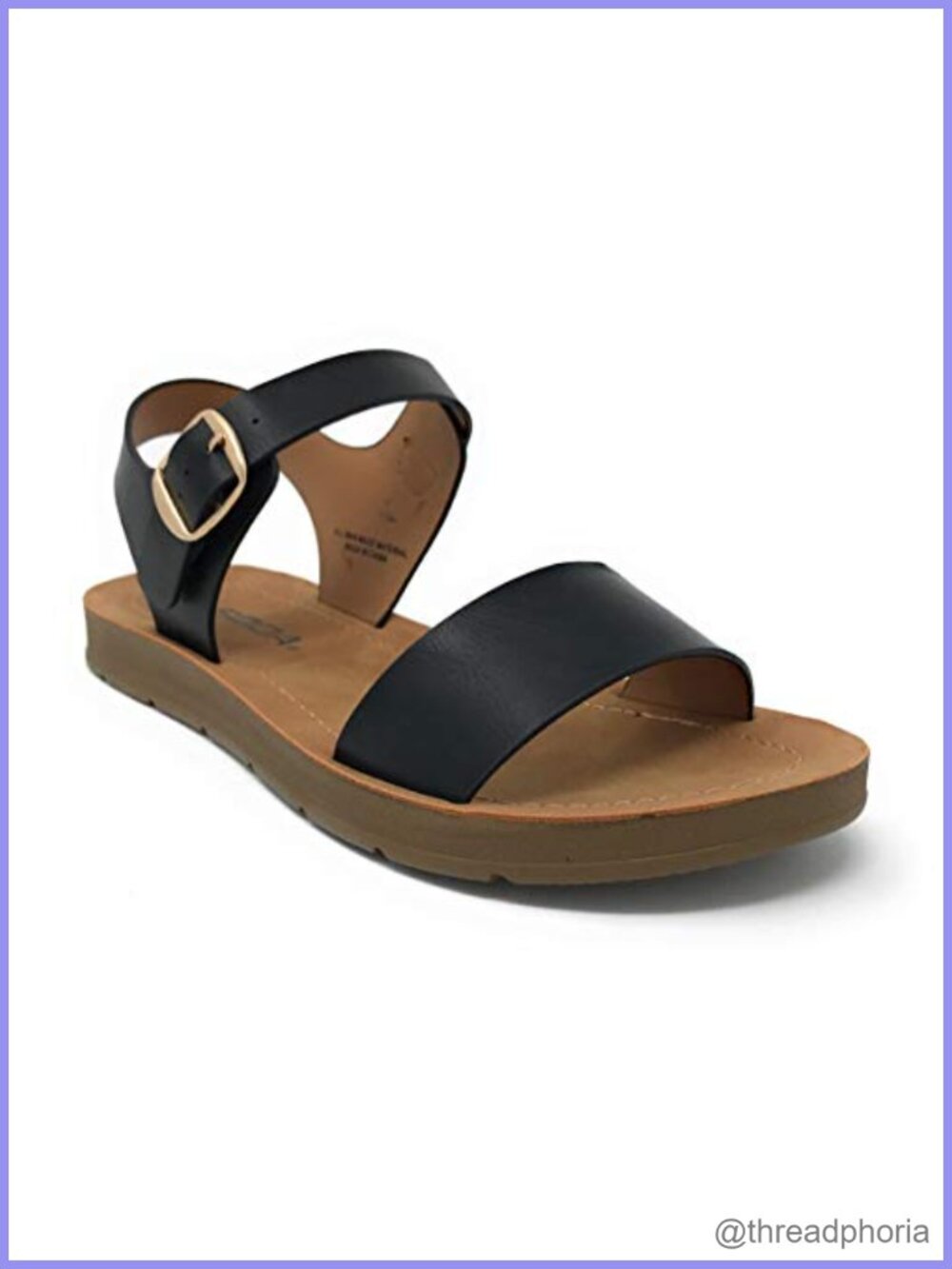 Soda Women's Strappy Ankle Wrap Buckle Fashion Flat Sandals
